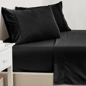 4 Piece Solid Microfiber Sheet Set - Amara Collection