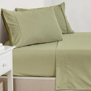 4 Piece Solid Microfiber Sheet Set - Amara Collection