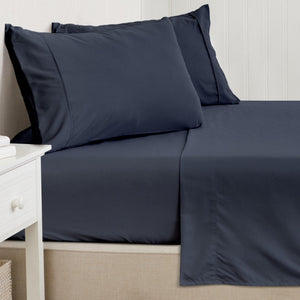 4 Piece Solid Microfiber Sheet Set - Amara Collection