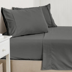 4 Piece Solid Microfiber Sheet Set - Amara Collection