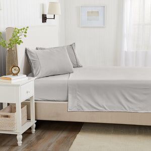 4 Piece Solid Microfiber Sheet Set - Amara Collection
