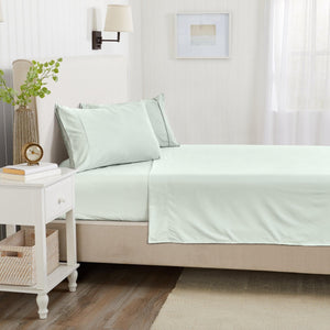 4 Piece Solid Microfiber Sheet Set - Amara Collection