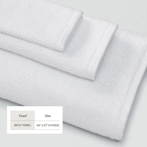 Cotton Textured Bath Towel Set - Acacia Collection