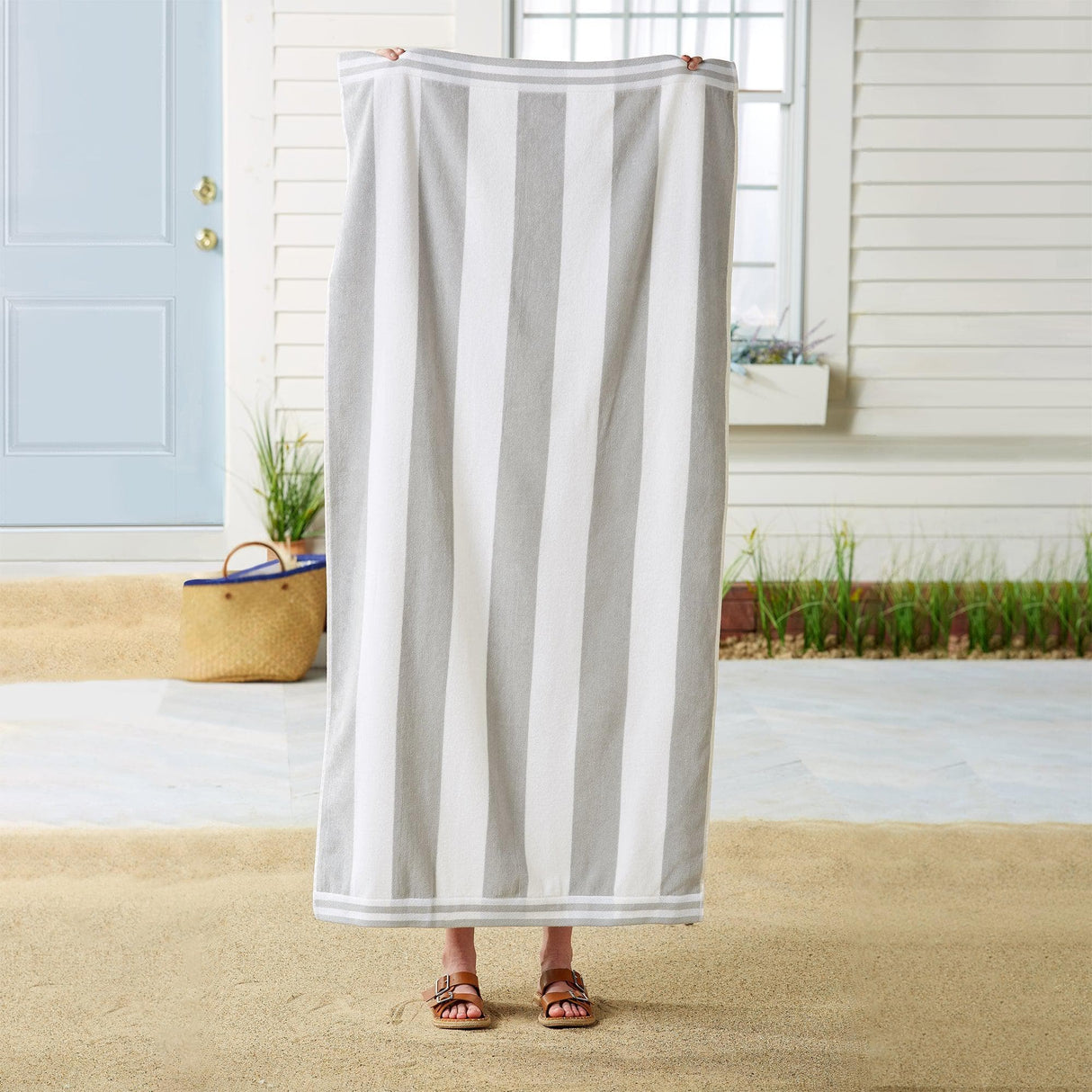 4 Pack Striped Cabana Oversized Beach Towel - Edgartown