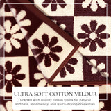 Oversized Retro Printed Beach Towel - St. Barts Collection