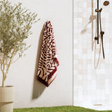 Oversized Retro Printed Beach Towel - St. Barts Collection