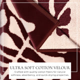 Oversized Retro Printed Beach Towel - St. Barts Collection