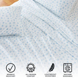 4-Piece Coastal Microfiber Sheet - Newport Collection