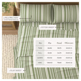 4-Piece Striped Microfiber Sheet Set - Elouise Collection