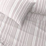 4-Piece Striped Microfiber Sheet Set - Elouise Collection