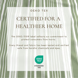 4-Piece Striped Microfiber Sheet Set - Elouise Collection