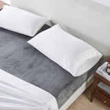 Solid Plush Fitted Sheet - Velvet Luxe Collection