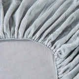 Solid Plush Fitted Sheet - Velvet Luxe Collection