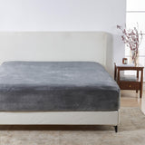 Solid Plush Fitted Sheet - Velvet Luxe Collection