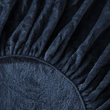 Solid Plush Fitted Sheet - Velvet Luxe Collection