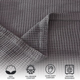 100% Cotton Waffle Weave Blanket - Mikala Collection
