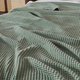 100% Cotton Waffle Weave Blanket - Mikala Collection