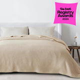 100% Cotton Waffle Weave Blanket - Mikala Collection