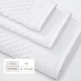 Cotton Diamond Waffle Weave Bath Towel Set - Grayson Collection