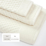 Cotton Diamond Waffle Weave Bath Towel Set - Grayson Collection