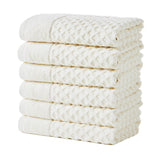 Cotton Diamond Waffle Weave Bath Towel Set - Grayson Collection