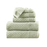 Cotton Diamond Waffle Weave Bath Towel Set - Grayson Collection