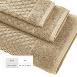 Cotton Diamond Waffle Weave Bath Towel Set - Grayson Collection
