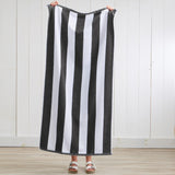 Cotton Velour Cabana Stripe Beach Towel - Novia Collection