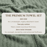Luxury Cotton Towels - Karina Collection