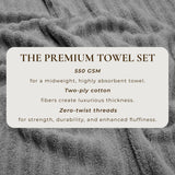 Luxury Cotton Towels - Karina Collection