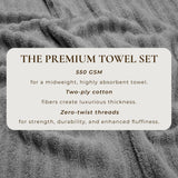 Luxury Cotton Towels - Karina Collection