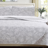 3-Piece Floral Quilt - Emma Collection