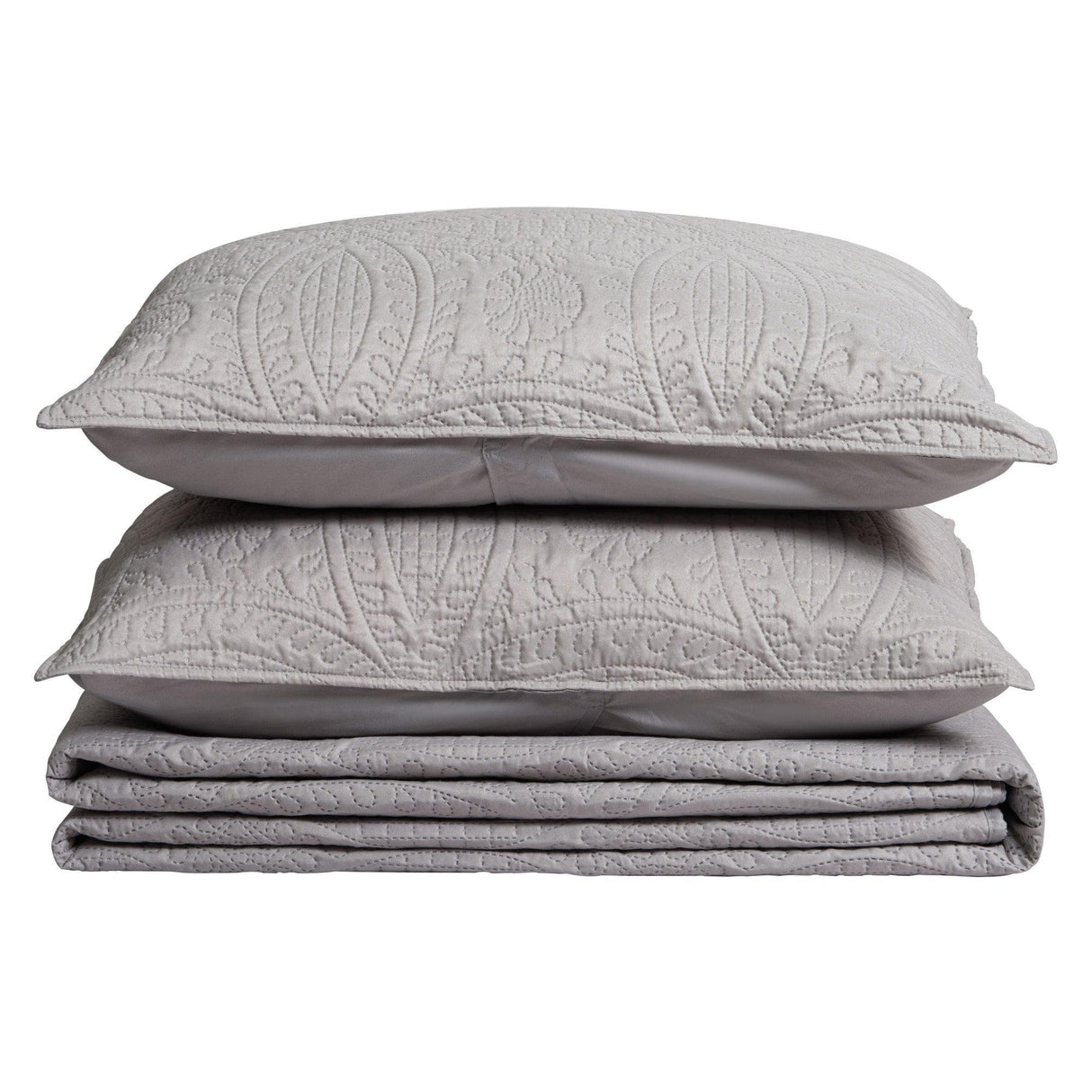 3-Piece Oversized Medallion Quilt Set - Clara Collection