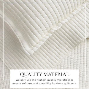 3-Piece Solid Quilt from Alicia Collection