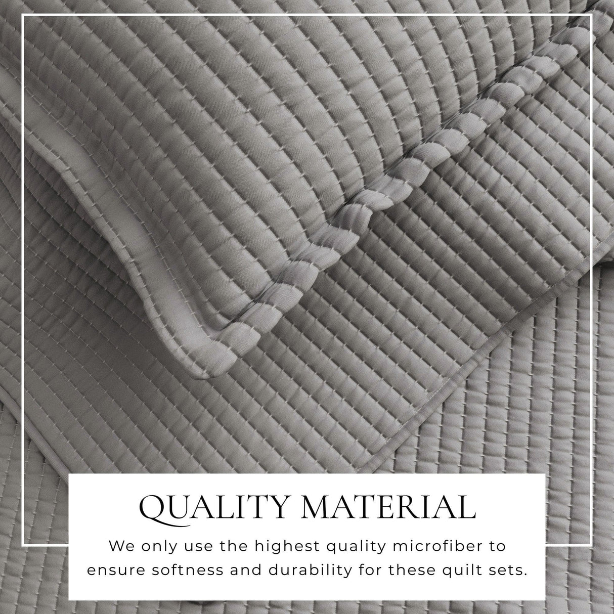 3-Piece Solid Quilt - Alicia Collection