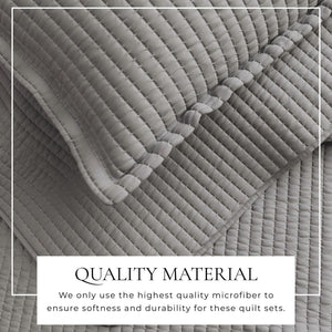 3-Piece Solid Quilt from Alicia Collection