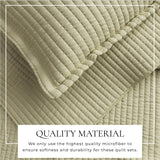 3-Piece Solid Quilt - Alicia Collection