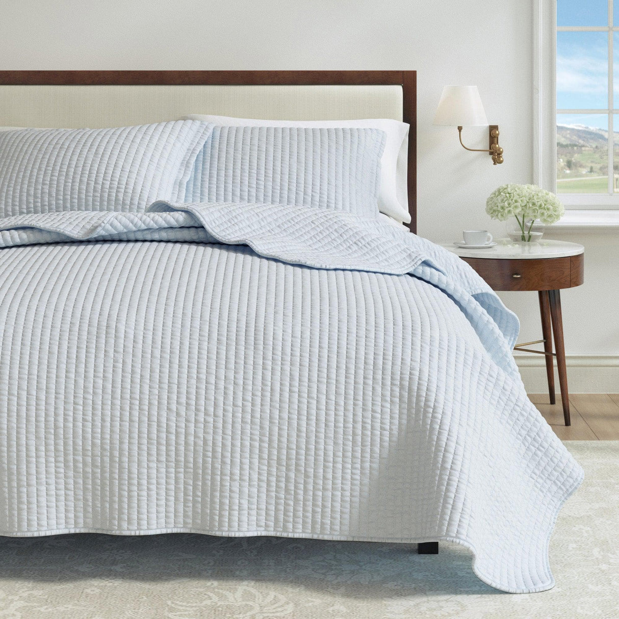 3-Piece Solid Quilt - Alicia Collection
