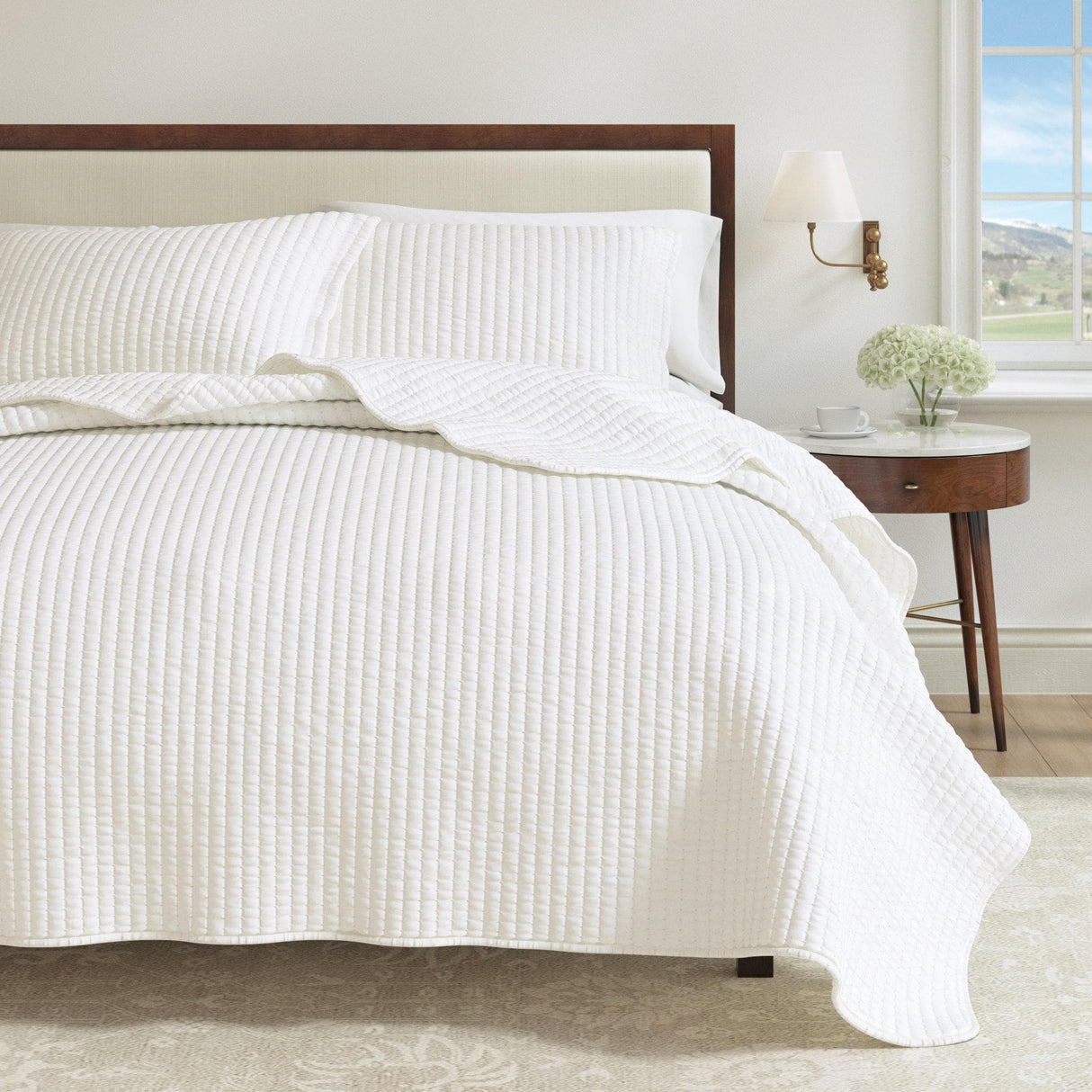 3-Piece Solid Quilt - Alicia Collection