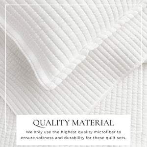 3-Piece Solid Quilt from Alicia Collection