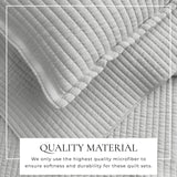 3-Piece Solid Quilt - Alicia Collection