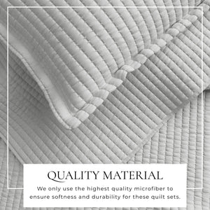 3-Piece Solid Quilt from Alicia Collection