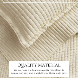 3-Piece Solid Quilt from Alicia Collection