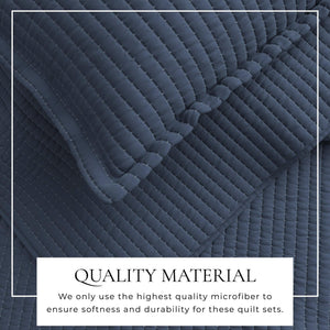 3-Piece Solid Quilt from Alicia Collection