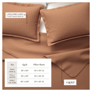 3-Piece Solid Quilt from Alicia Collection