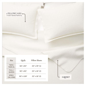 3-Piece Solid Quilt from Alicia Collection