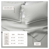 3-Piece Solid Quilt - Alicia Collection