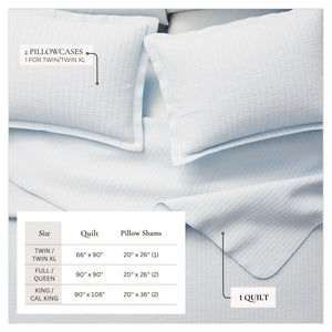 3-Piece Solid Quilt from Alicia Collection