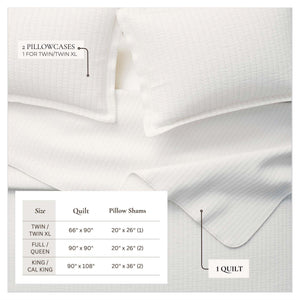 3-Piece Solid Quilt from Alicia Collection
