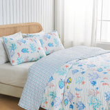 Colorful Coastal Seascape Quilt Set - Ryanne Collection